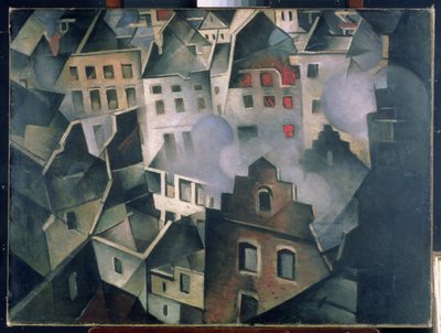 Ypern nach dem ersten Bombardement von Christopher Richard Wynne Nevinson